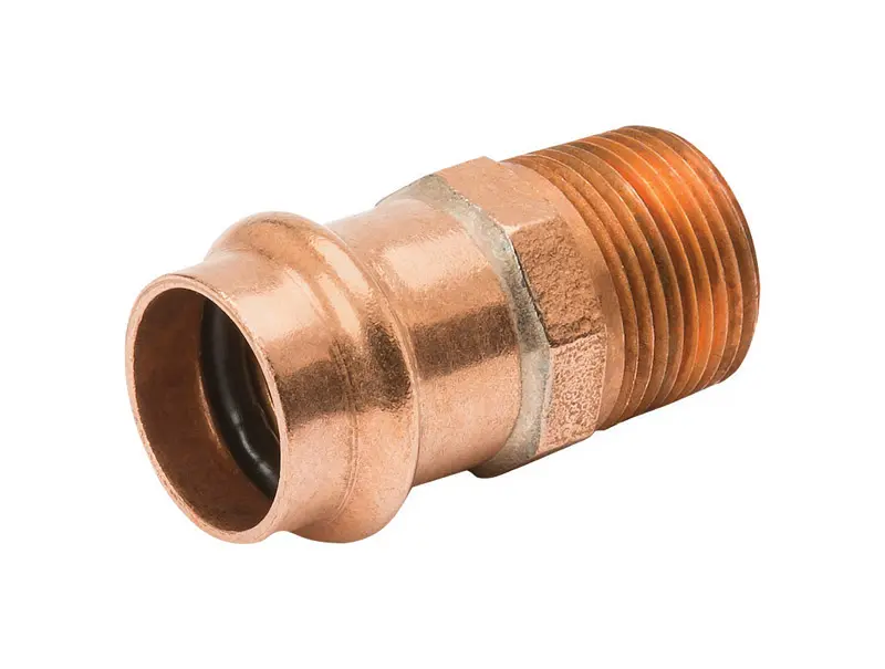 NIBCO Press System 3/4 in. Press X 3/4 in. D MIP Copper Adapter 1 pk - Open Box
