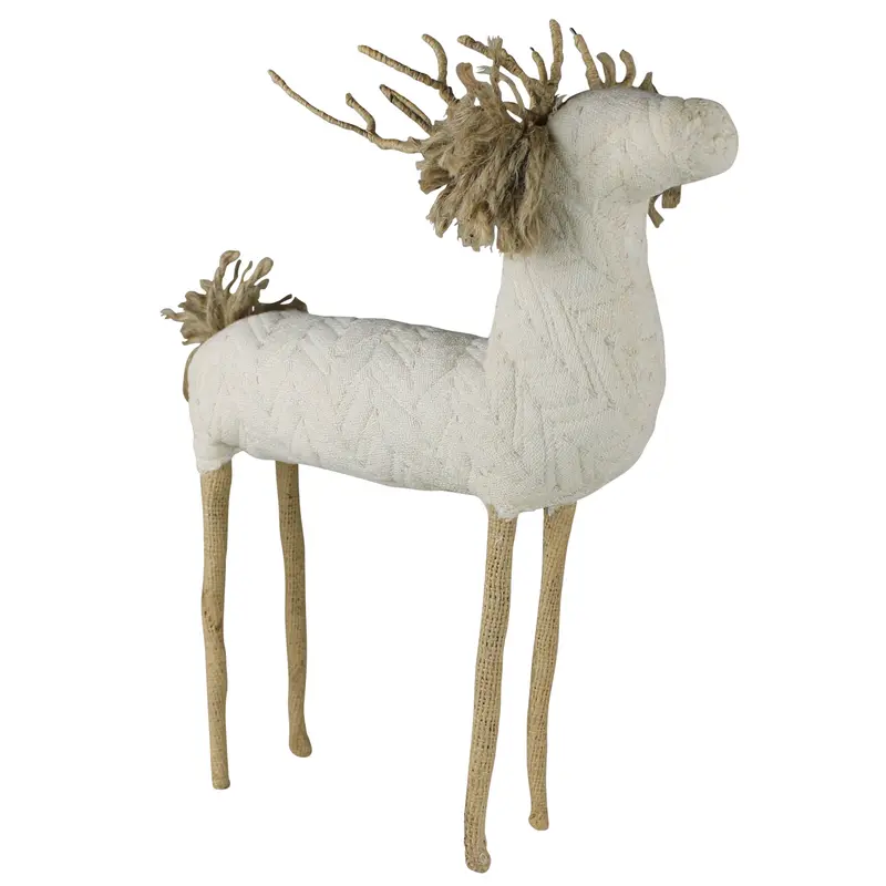 Nord Stag, White Quilt - Large By HomArt