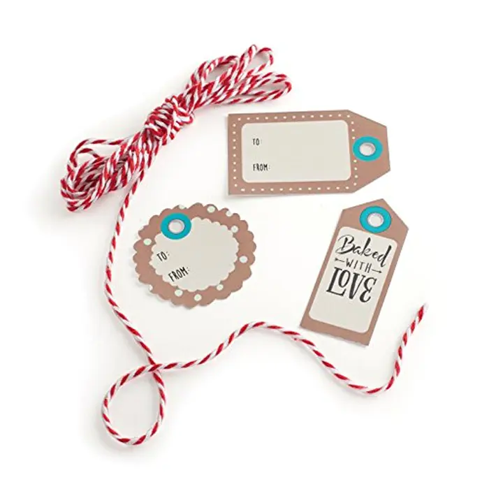 Nordic Ware Kraft Tags & Bakers Twine - 12 Count