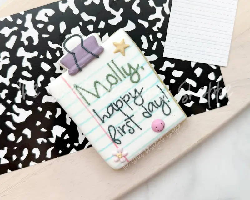 Note with Clip - Cookie Cutter