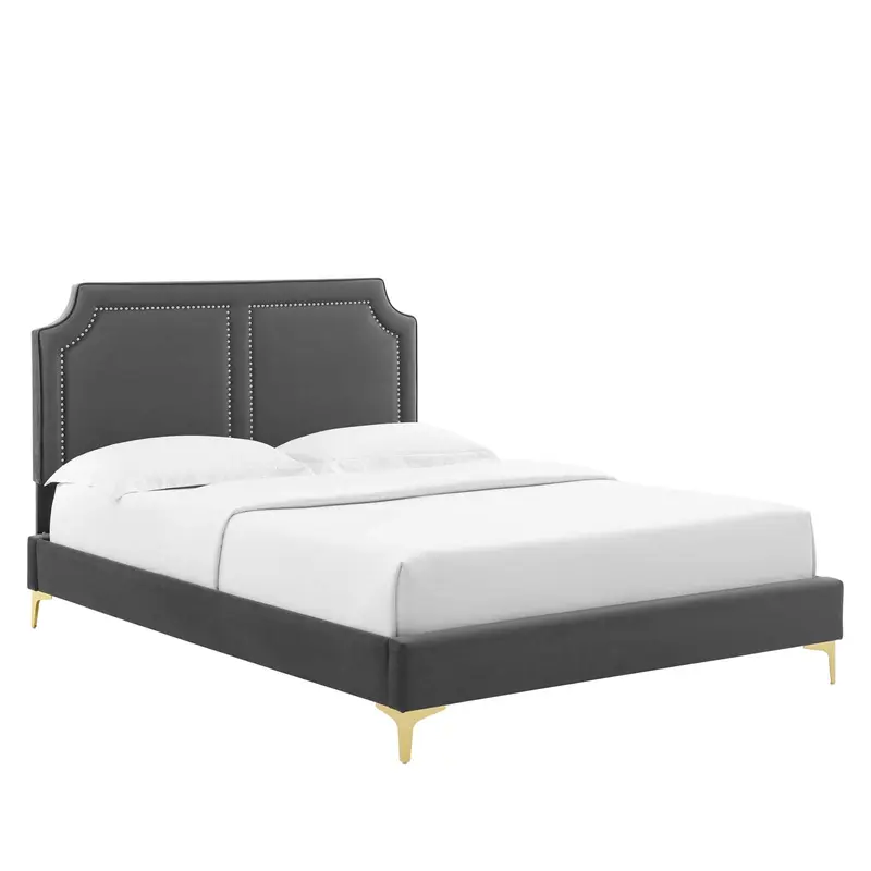 Novi Performance Velvet Twin Bed By Modway - MOD-6788