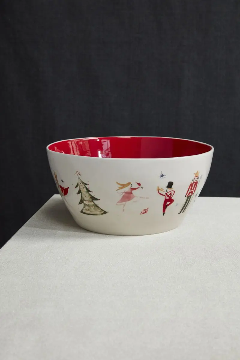 Nutcracker Ballet Bowl 10" x 4.75" By Accent Decor