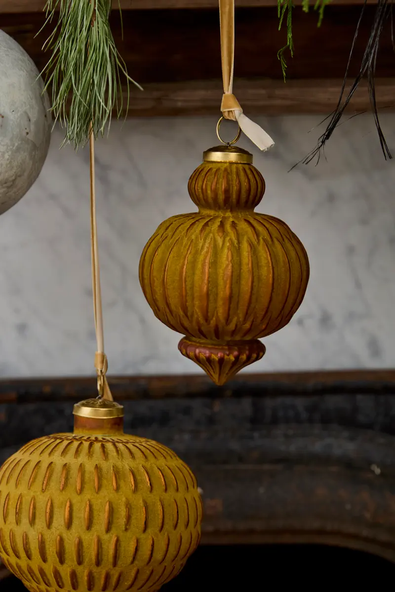 Nutmeg Ornament Set of 8 By Accent Decor
