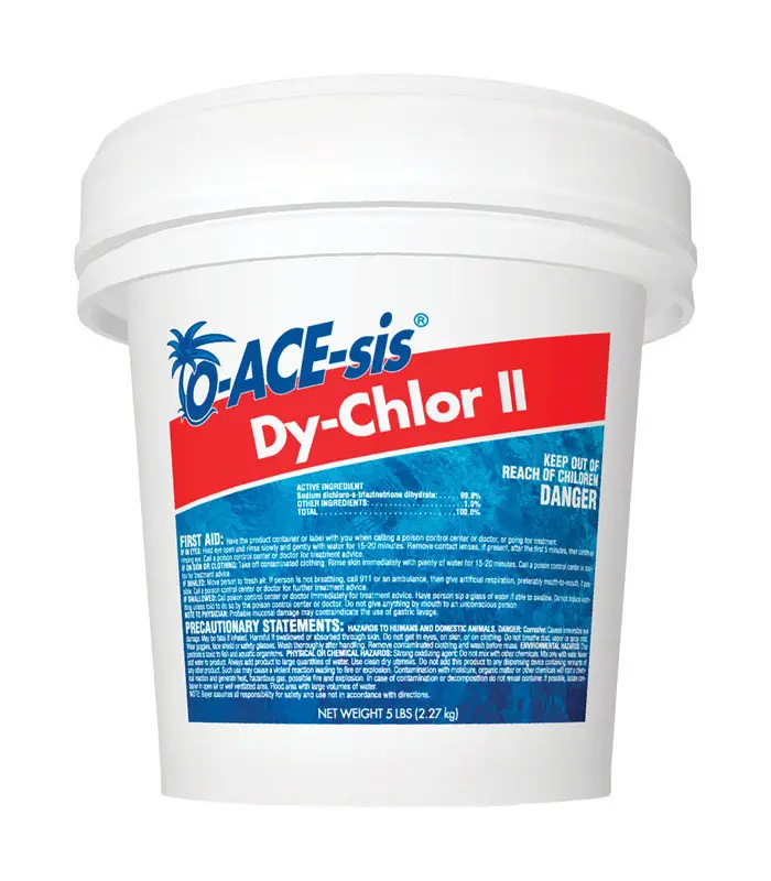 O-ACE-sis Granule Chlorinating Sanitizer 5 lb (Pack of 8)