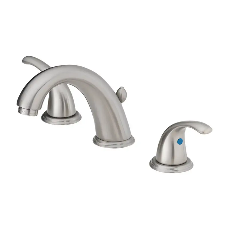 OakBrook Brushed Nickel Coastal Widespread Bathroom Sink Faucet 6in. - 12 in. - Deal of The Week