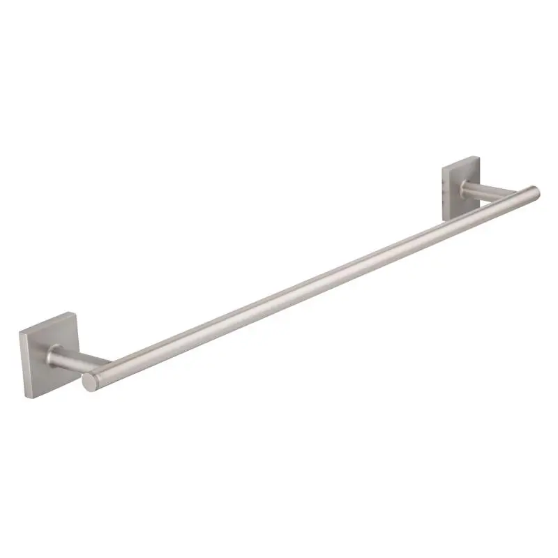 OakBrook Collection Brushed Nickel Towel Bar 24 in. L Die Cast Zinc