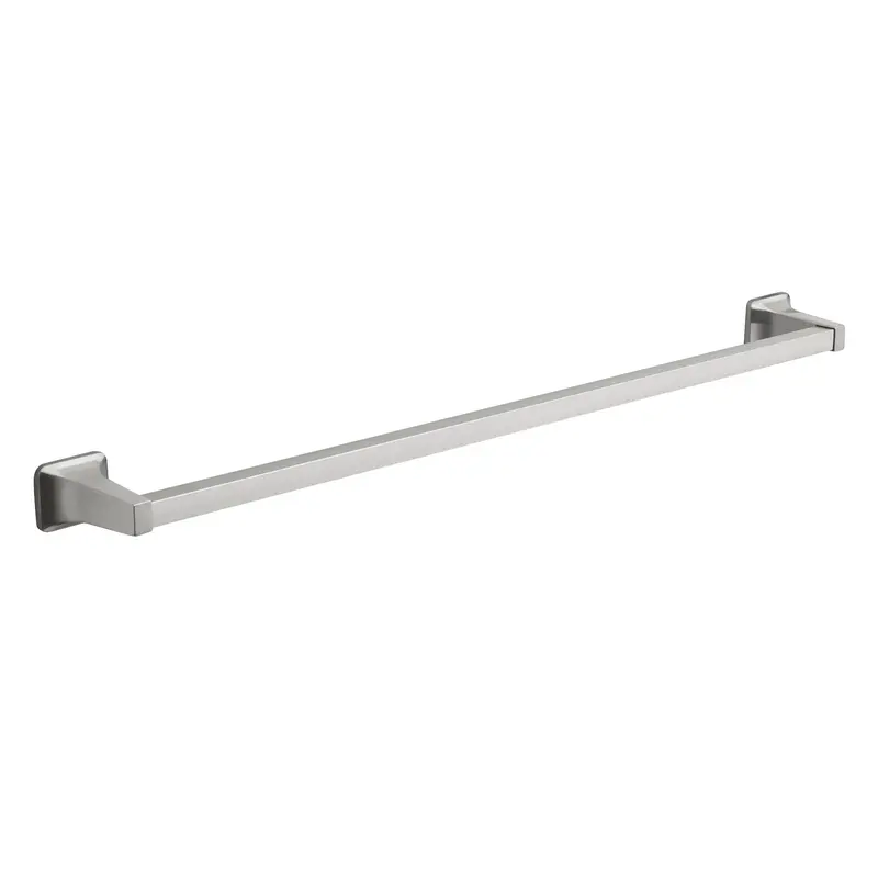 Oakbrook Collection Brushed Nickel Towel Bar 30 in. L Die Cast Zinc - Open Box
