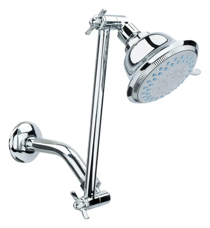 Oakbrook Collection Chrome PVC 5 settings Adjustable Showerhead 1.8 gpm - Open Box