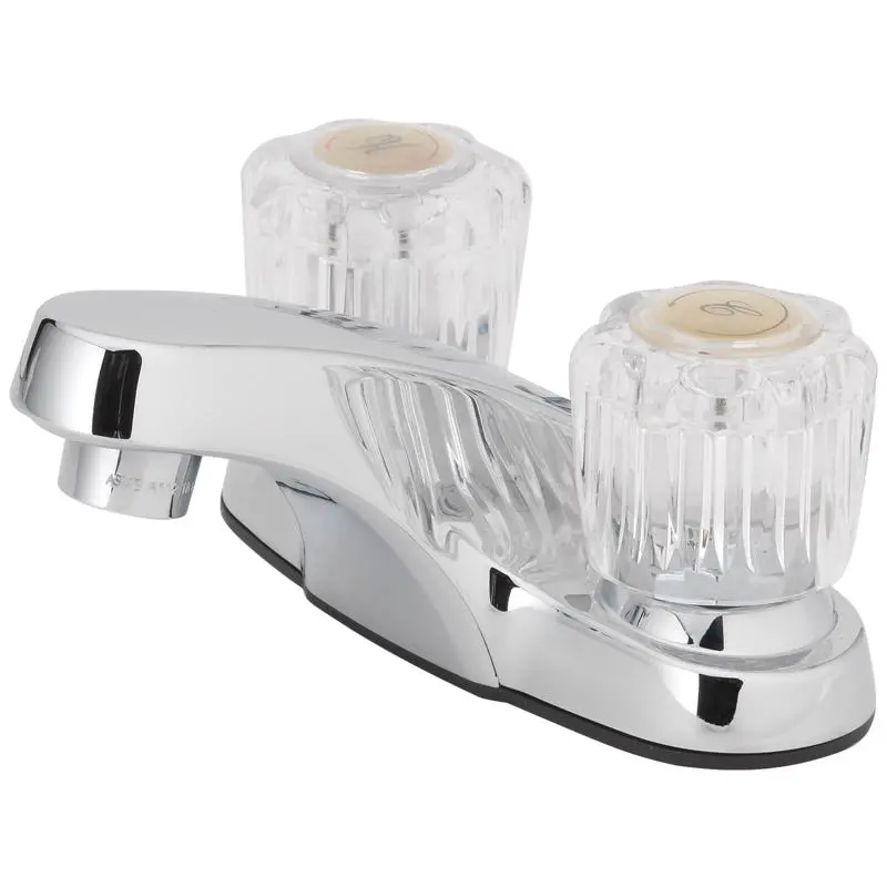 Oakbrook Collection Essentials Chrome Transitional Two-Handle Bathroom Sink Faucet 4 in. - Deal of The Week