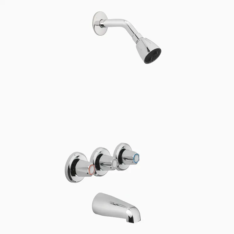 OakBrook Essentials 3-Handle Polished Chrome Tub and Shower Faucet - Deal of The Week