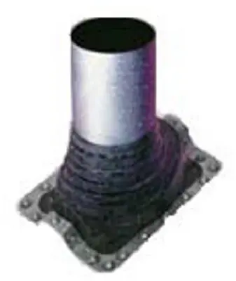Oatey Master Flash 8 in. W X 8 in. L Metal/Plastic/Rubber Roof Flashing Black - Open Box
