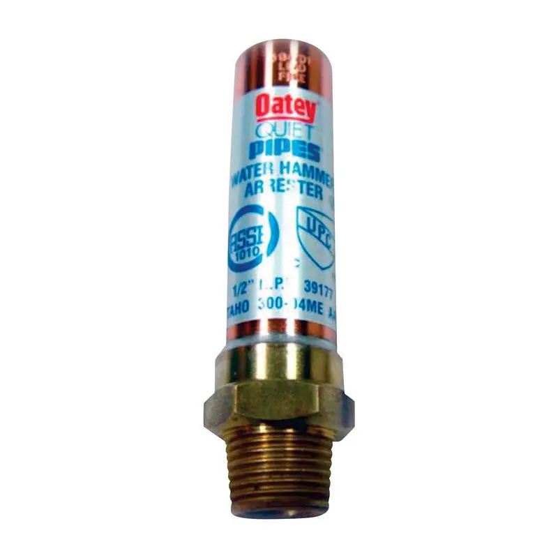 Oatey Quiet Pipes 1/2 in. MIP each X 1/2 in. D MIP each Copper Water Hammer Arrester 1 pk - Deal of The Week