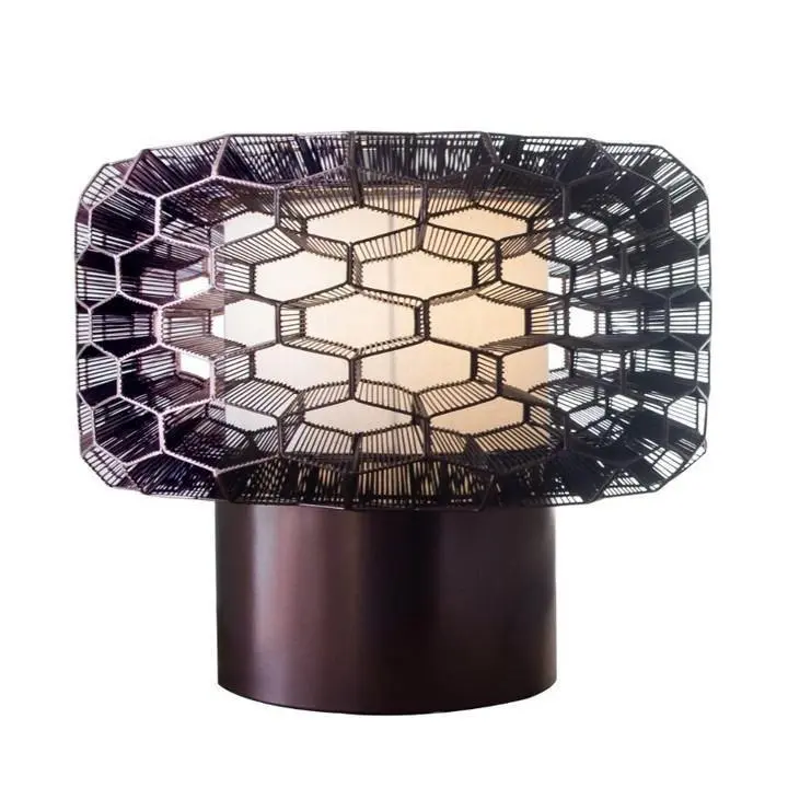 Oggetti Honeycomb Table Lamp Small Black
