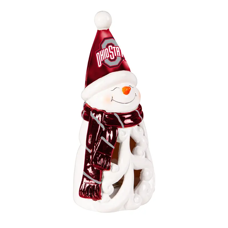 Ohio State University Snowman LED Statuary, 8"