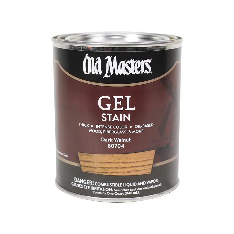 Old Masters Semi-Transparent Dark Walnut Oil-Based Alkyd Gel Stain 1 qt - Deal of The Week