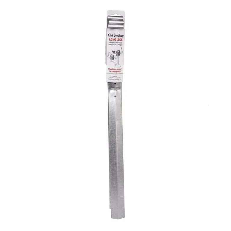 Old Smokey Heavy Gauge Steel Silver Rust-Resistant Grill Leg Extension 12 L x 3 W in. - Deal of The Week