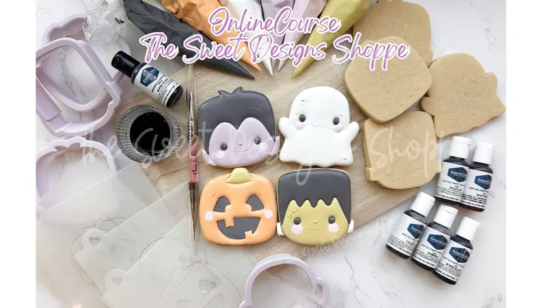 Online Course - Cute & Spooky Beginners Cookie Decorating Online Course