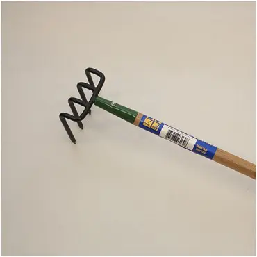 Organic 4 Tine Small Small Cultivator w/ 54" Handle