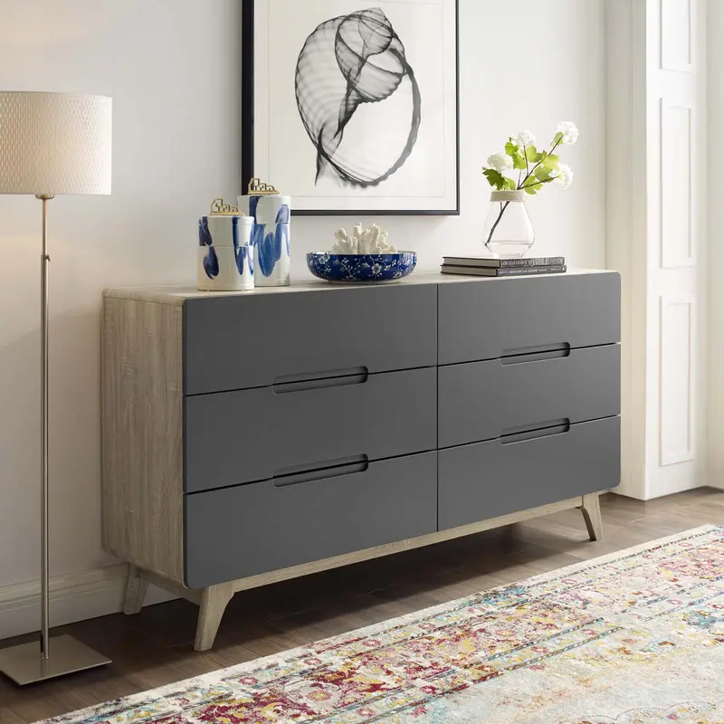 Origin Six-Drawer Wood Dresser or Display Stand By Modway - MOD-6076