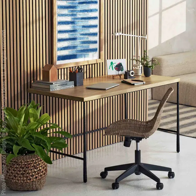 Ormond Task Chair-Natural By Texture Designideas