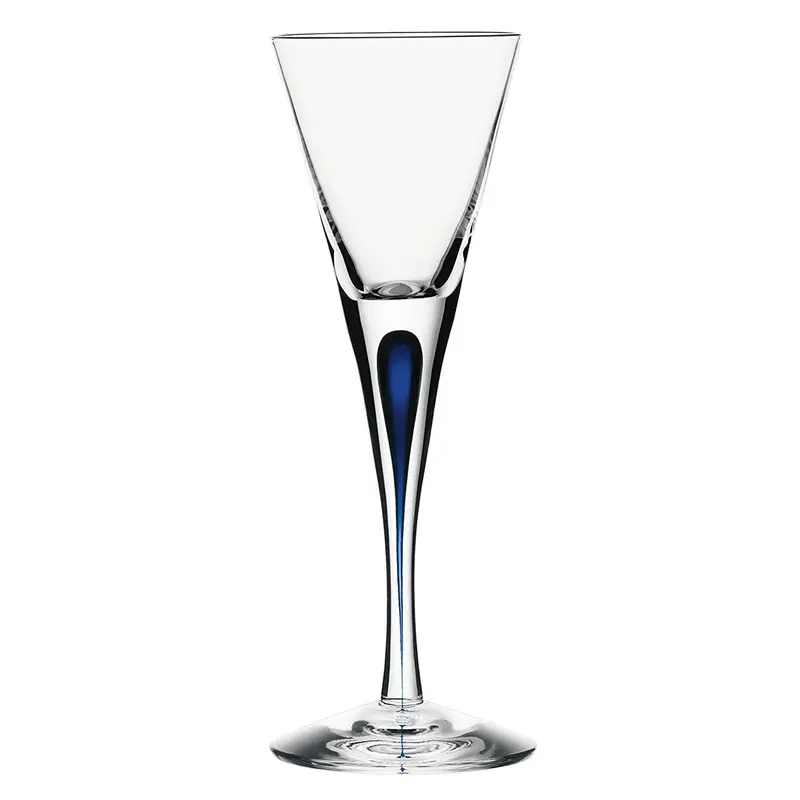 Orrefors Intermezzo Blue 2 Ounce Snaps