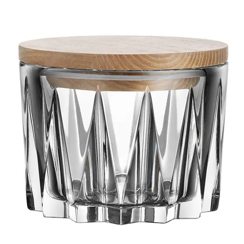 Orrefors Small Bowl with Lid, Clear