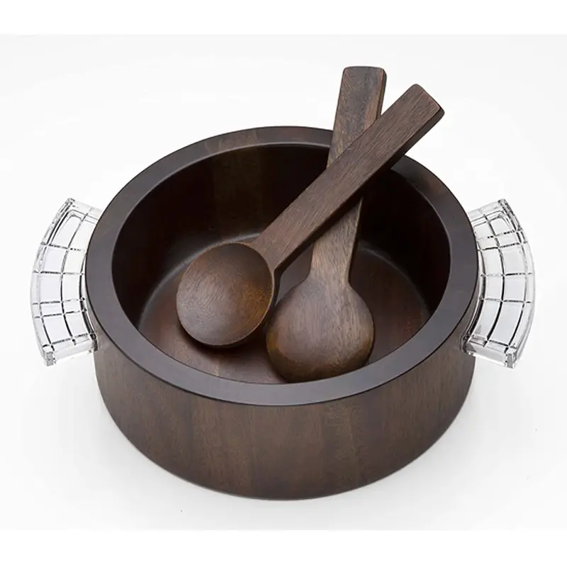 Orrefors Street Salad Bowl, Brown