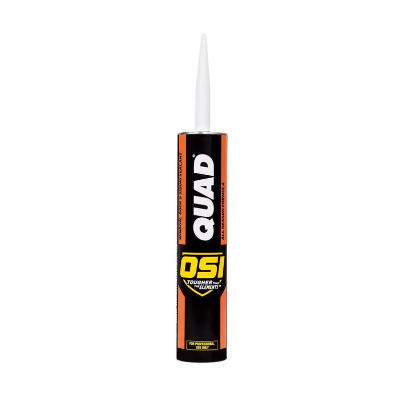 OSI Quad Black Elastomeric Polymers Sealant 10 oz. (Pack of 12) - Open Box