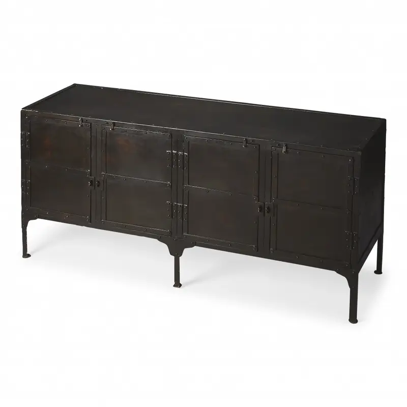 Owen Industrial Chic Console Cabinet By Homeroots