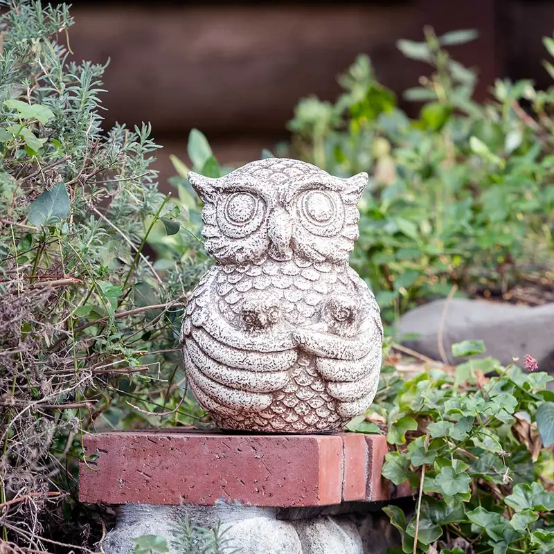 Owl Family Set of 2 By Garden Age Supply