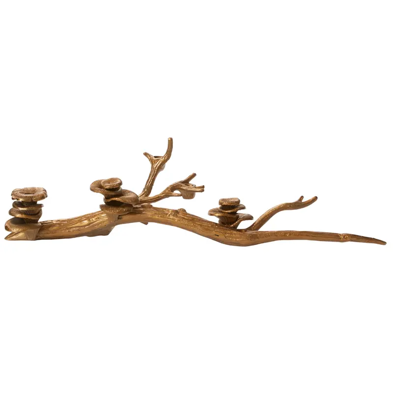 Oyster Mushroom Candleholder By Accent Decor