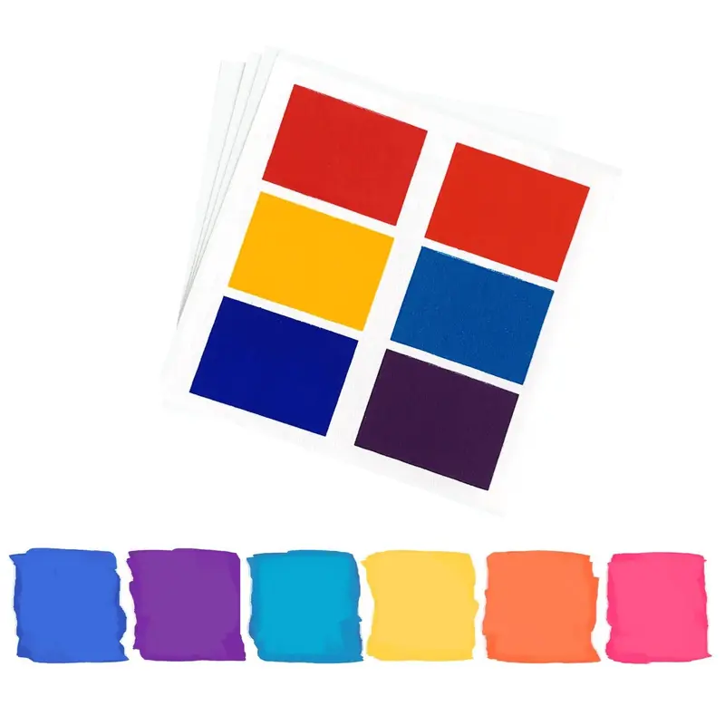 Paint Palettes for PYOC - Bright Colors - ( Pack of 12 Palettes)
