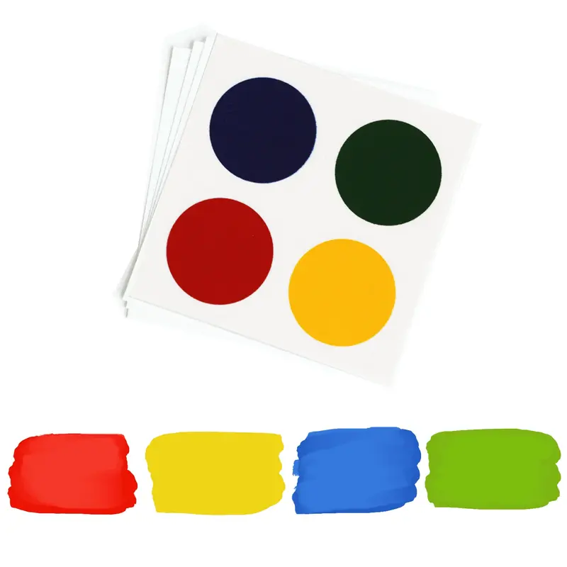 Paint Palettes for PYOC - Primary Colors - ( Pack of 12 Palettes)
