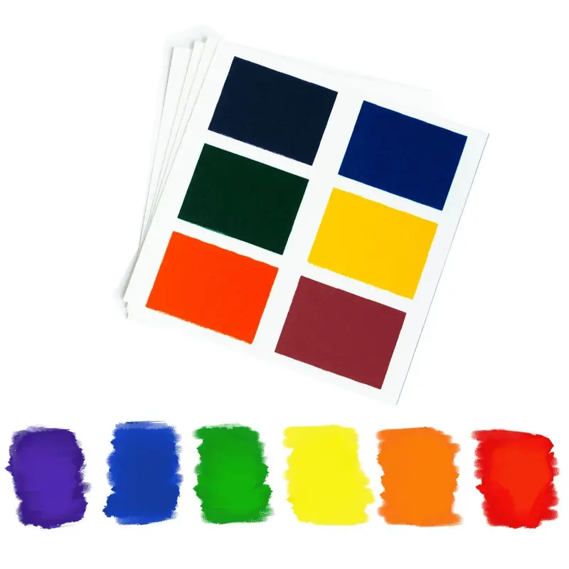 Paint Palettes for PYOC - Rainbow Colors - ( Pack of 12 Palettes)