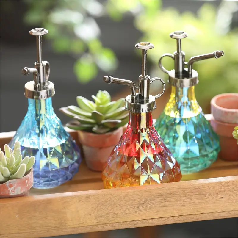 Palm Beach Plant Support & Accessories, Plant Mister, Iridescent Glass, CDU