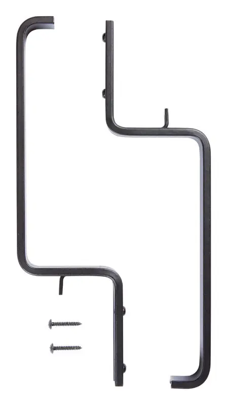 Panacea Black Aluminum 3-3/16 in. H Adjustable Plant Bracket 1 pk - Open Box