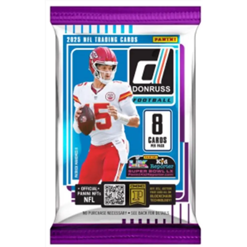 Panini 2025 Donruss Football Trading Cards (Pack of 24)