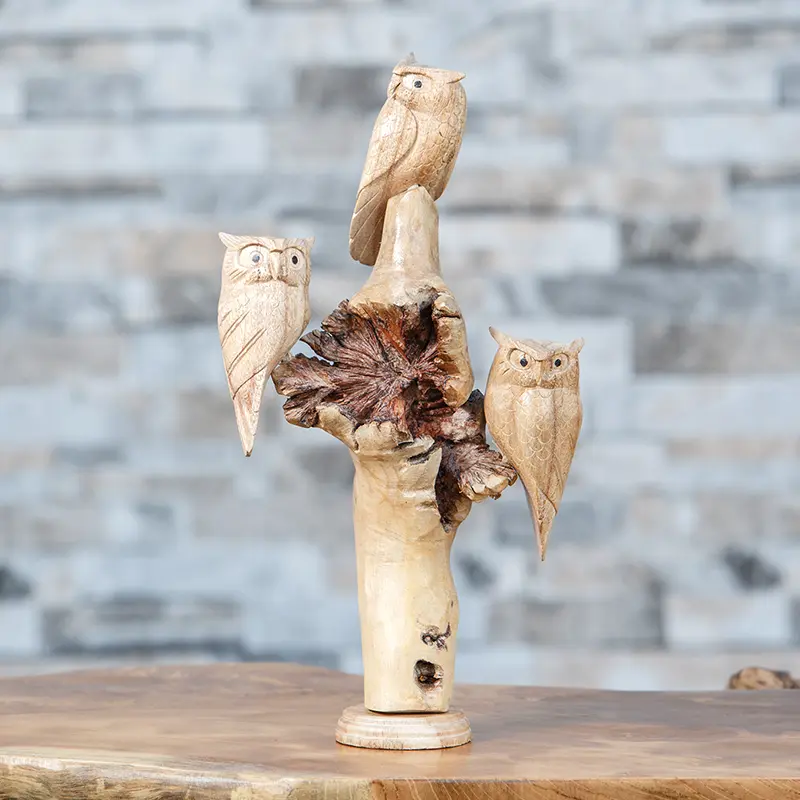 Parasite 3 Owls Set of 2 By Garden Age Supply