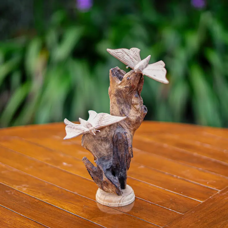 Parasite Butterfly on Tree Set of 4 By Garden Age Supply