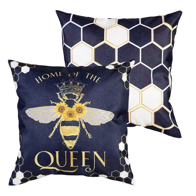 Pardon the Weeds Queen Bee 18" Interchangeable Pillow Cover