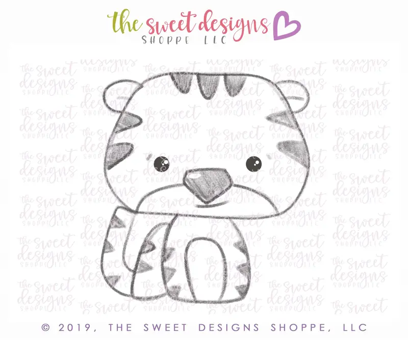 Party Tiger/Cheetah v2 - Cookie Cutter