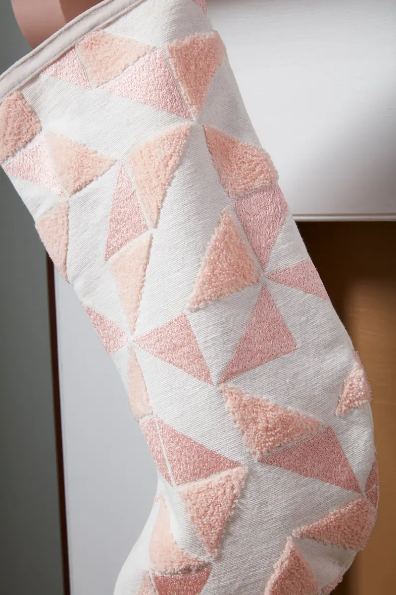 Patchwork Stocking Set of 2 By Accent Decor