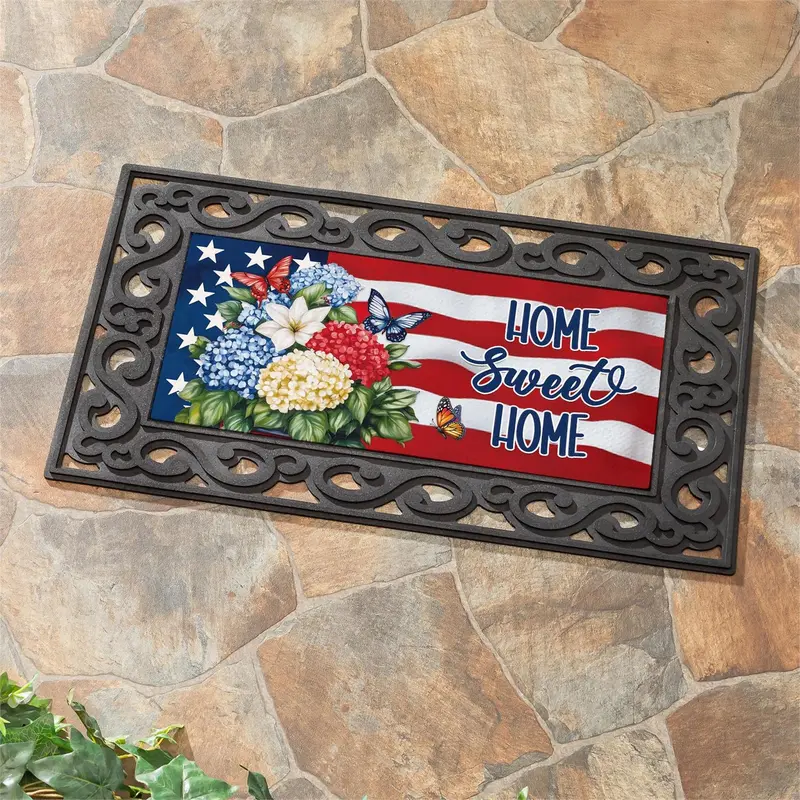 Patriotic Hydrangeas Sassafras Switch Mat