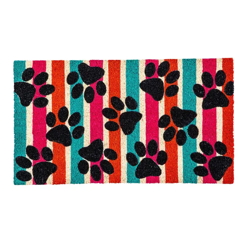 Paw Print Bonanza Coir Mat