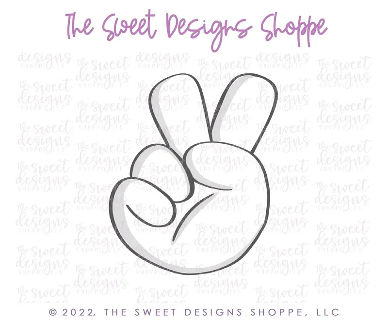Peace Out - Cookie Cutter