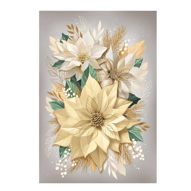Pearl and Pine Floral Lustre Flag House