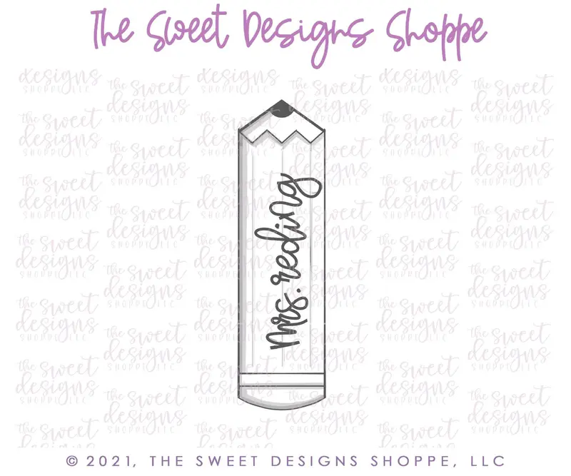 Pencil Super Tall - Cookie Cutter