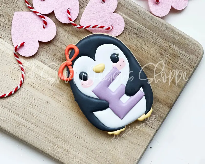 Penguin with Bow - Cookie Cutter