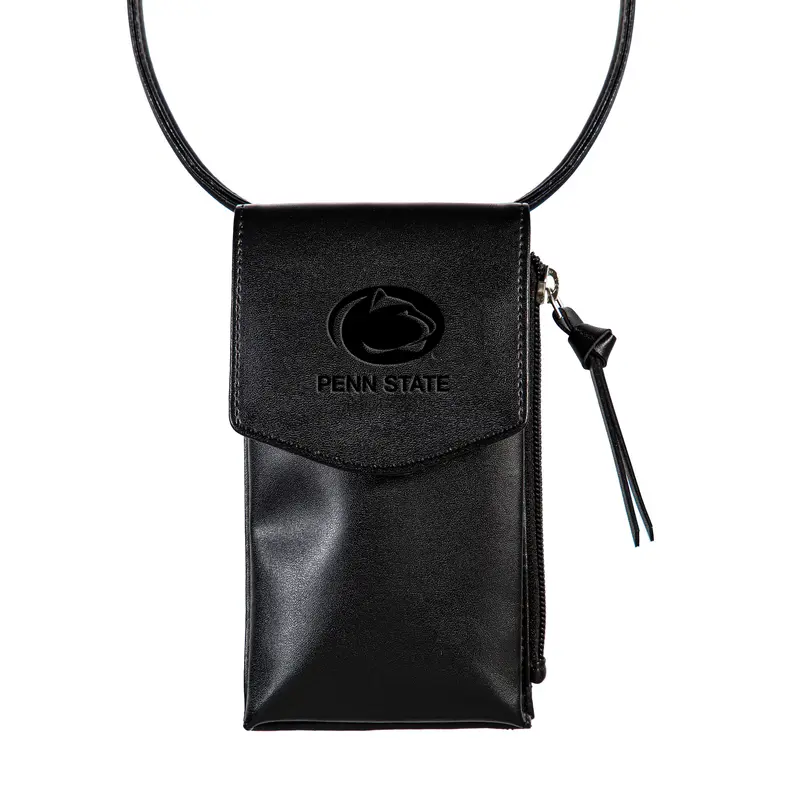 Penn State, Cross Body Wallet, Black