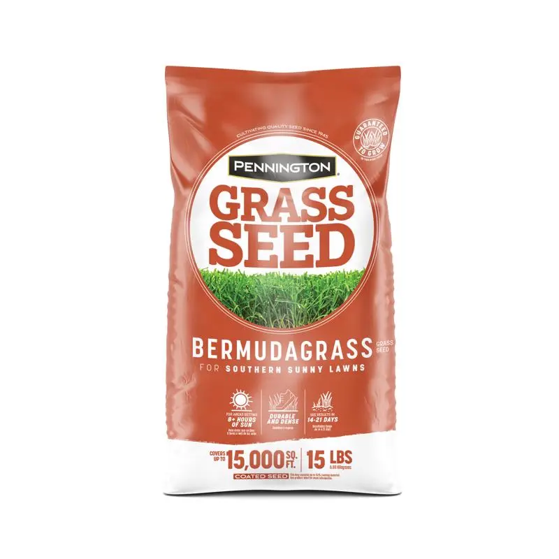 Pennington Bermuda Grass Full Sun Grass Seed 15 lb - Open Box
